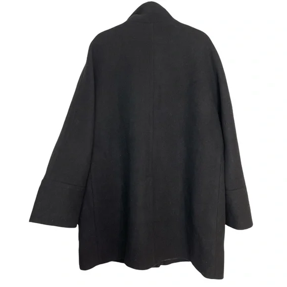 J. Crew Factory Black Pea Coat - Picture 7 of 12